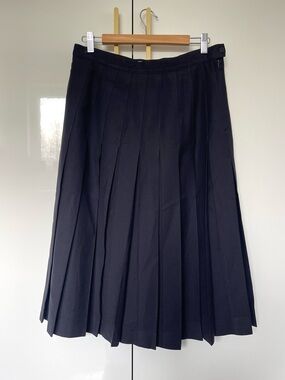 Mr. Jax for Liptons vintage pure virgin wool Pleated Skirt Large